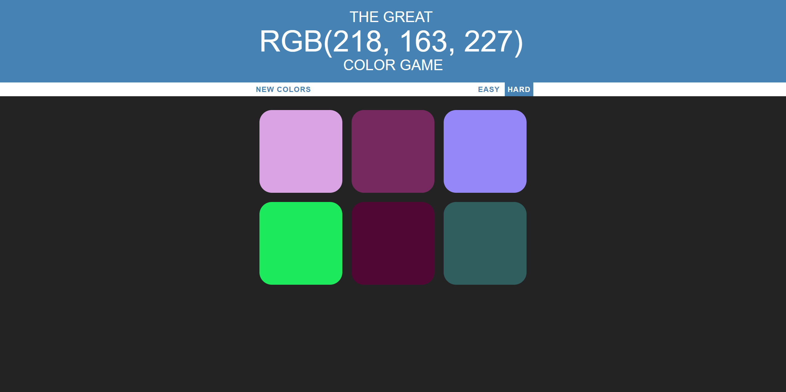 Color Game App